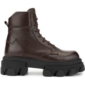 Resim Tamer Tanca Kadın Hakiki Deri Kahverengi Casual Bot 33 2051 Bn Bot Sk24-25 Kahve Fltr Kahverengi 