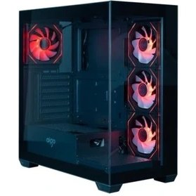 Resim Aıgo DS900 Siyah GP-750W 80+ Non-Modular Bronze Argb Mid Tower Kasa 