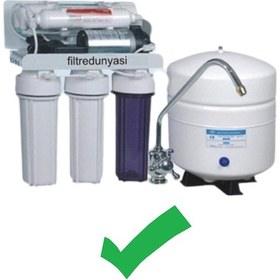 Resim Filtre Dünyası Yıldız Musluk Sarı Uçlu Su Arıtma Cihaz Musluğu Arıtıcı Çeşmesi 