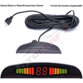 Resim CARSESUAR Sentinel 22mm Türkçe Konuşan Park Sensörü Siyah 