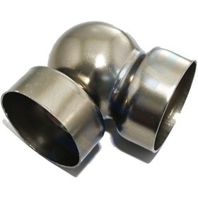 Resim Boş Küre Dirsek Bronz 50mm 4'lü Paket 