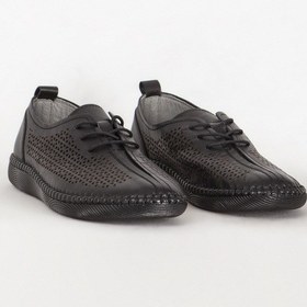 Resim Siyah Dericlub Br 04034 Gerçek Deri Kadın Ayakkabı Siyah 