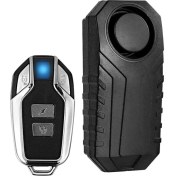 Resim Pengfushop5 113DB Süper Yüksek Sesli Kablosuz Motosiklet Bisiklet Alarmı Güvenlik Uzaktan Kumandalı Hırsızlık Alarmı Suya Dayanıklı Siyah (Yurt Dışından) 