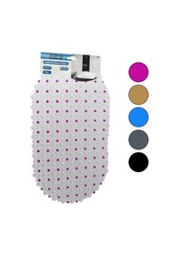 Resim Oval - Eko Pvc +vantuz Desen - Şeffaf Renkli 122pcs Vantuz Kaydırmaz Banyo - Küvet Paspas 33x61cm 5496 Çok Renkli 