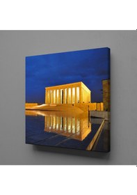 Resim Anıtkabir Akşam Temalı Kanvas Tablo 200x200cm 