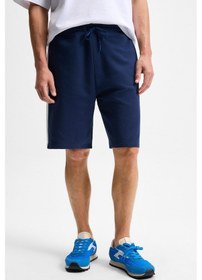 Resim Grimelange KEPA Erkek Beli Lastikli Cepli Relaxed Fit Lacivert Şort 
