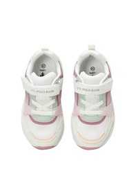 Resim U.s. Polo Assn. Lesser 5fx Erkek Çocuk Spor Ayakkabı Beyaz Pudra Beyaz Pudra 