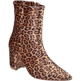 Resim Pullman Leopar Desenli Topuklu Kadın Bot İz-612 Leopar Leopar 