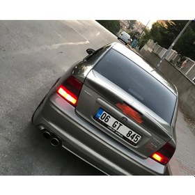 Resim Opel Vectra B Makyajlı Kasa Arka Tampon Eki Karlık Fiber-Boyasız 