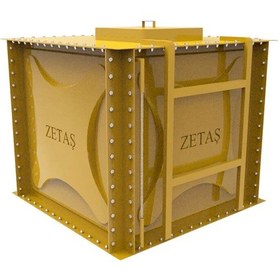 Resim Zetaş Sıvı Membran Kaplı Modüler Su Deposu Hardal Sarısı 5000 L 