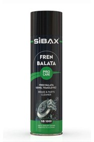 Resim Sibax SİBAX FREN BALATA & GENEL TEMİZLEYİCİ SPREY 500 ML 24 ADET 