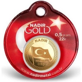 Resim Nadir 0,5 Gram (916) 22 Ayar Külçe Altın 