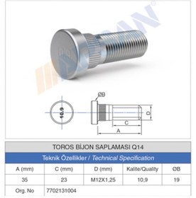 Resim 20 Adet Toros Bijon Saplama 