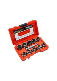 Resim 6124 Hasarlı Civata Ve Somun Sökme 1/2" Lokma Takımı 11 Parça 