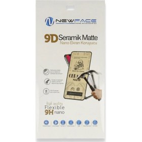 Resim Newface Iphone 8 Plus Mat Seramik Nano Ekran Koruyucu - Siyah 