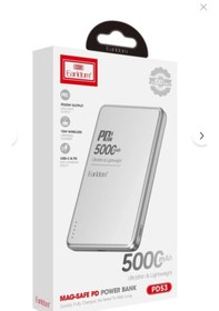 Resim Earldom Pd53 5.000 Mah 15w Kablosuz Şarj Ve 20w Type-c Çıkışlı Pd Hızlı Şarj Powerbank - Gümüş 1 