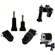 Resim GoPro Uyumlu 3 Yollu Pivot Bağlantı Aparatı - Aksiyonbutik 