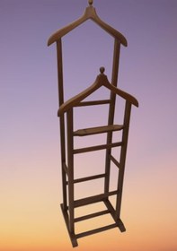 Resim Dilsiz UŞAK ÇİFT TEPELİ Model Parlak CEVİZ Lake Askılık Ahşap Kayın Torna İskelet Kutuda sevk Ceviz 