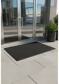 Resim Kaymaz Taban Kauçuk Dış Mekan Paspası, Kauçuk Kapı Önü Paspası 80x120 cm Spike Mat 