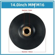 Resim Youmex Esnek Kauçuk Uçlu Taş İşleme Aleti, Evrensel Yapıştırıcı Disk, M16 Delikli 4 İnç 10 Cm Zımpara , Özel Tasarım Desteğiyle Çok Amaçlı Kullanım 