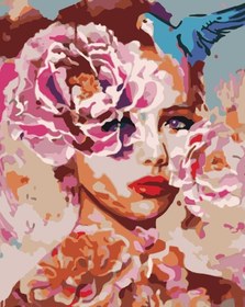 Resim Sayılarla Boyama Seti - Masal güzeli - 60x75 