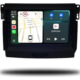Resim Martechno Ford Ranger 2016-2022 Arka Panelli Uyumlu Android Multimedya 6gb Ram 128gb Hafıza 