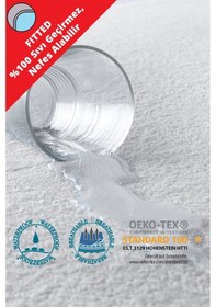 Resim Eco Comfort Su Sıvı Geçirmez Yatak Koruyucu Alez (Fitted) 90x190 Beyaz 