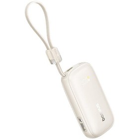 Resim Baseus EnerFill FC21 QPow3 Ultra Dijital Göstergeli Powerbank 10.000 mAh 22.5W Titanyum Ayrılabilir Kablolu 