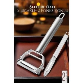Resim Mey Ithalat® Soyacak - Sebze Soayacağı - Oyacak Soyacak Seti Dilimele Kazıma Profesyonel 