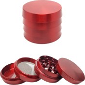 Resim Falconetti Kırmızı 52MM. 4 Katlı Grinder Herbal Öğütücüsü Parçalayıcı RB84KR 
