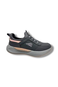 Resim Cakgo Acropol 137-26 Cilt Deri Slip On Anatomik Kadın Sneaker Füme Pudra 36-40 