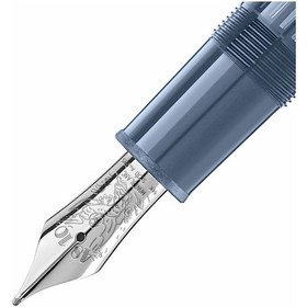Resim Montblanc Meisterstück Glacier LeGrand Mavi Dolma Kalem 129393 