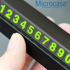 Resim Microcase Suni Deri OTO Ruhsat Kabı Kılıfı Ruhsatlık + Ön Arka Panel Numaratör 2 Adet- AL5038 