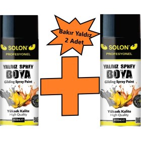 Resim 2 Adet Bakır Yaldız Sprey Boya 400 Ml 