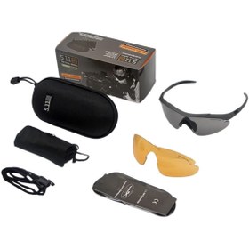 Resim KORDAK 5.11 Tactical Tactical koruyucu 3 lensli gözlük 5.11 / Taktikal gözlük / Airsoft gözlüğü 