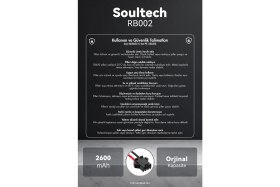 Resim Soultech RB002 2600MAH Robot Süpürge Bataryası - Çok Katmanlı Koruma Teknolojisi 