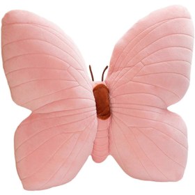 Resim Butterfly Pillow Throwing Pad Short Plushes Cushions Cute Girl Toy for Bedroom Sofa Home Decoration Home Cushions Pink 
