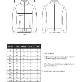 Resim Fermuarlı İçi Astarlı Regular Fit Erkek Dik Yaka Selanik Hırka Siyah 
