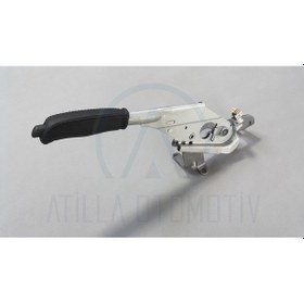 Resim BMW 3 SERİSİ E46 EL FREN KOLU MEKANİZMASI SİYAH DERİ. 