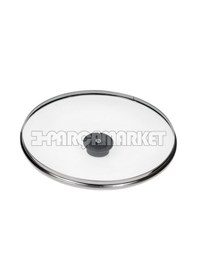 Resim Tüm Tencerelere Uygun Kaliteli Cam Kapak 24 Cm 