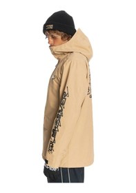 Resim Quıksılver Quiksilver Erkek Snowboard Ceketi In The Hood Kahverengi Cld0 Bej 