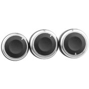 Resim 3 Adet/takım Alumnium Alaşım Araba Klima Topuzu Ac Isıtıcı Kontrol Anahtarı Düğmesi Düğmesi Mazda 6 2006 - 2015 İçin Parça Aksesuarları 