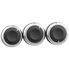 Resim 3 Adet/takım Alumnium Alaşım Araba Klima Topuzu Ac Isıtıcı Kontrol Anahtarı Düğmesi Düğmesi Mazda 6 2006 - 2015 İçin Parça Aksesuarları 