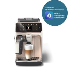 Resim Philips 5500 Serisi Lattego Tam Otomatik Seramik Öğütücülü Espresso Makinesi 20 Çeşit Kahve Sessiz Teknoloji 