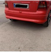 Resim Opel Astra G Hb Arka Tampon Eki - Mat Siyah STR-114 