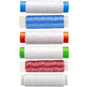Resim FTK 6 Adet Esnek Görünmez Olta İpi 0.2mm 250m/273Yard Makara Başına - Yemleri Kancada Tutar! 