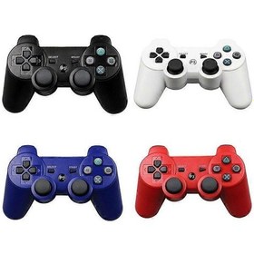 Resim Ps3 Uyumlu Kablosuz Bluetooth Denetleyicisi Ps3 Uyumlu Kablosuz Joystick Ps3 Oyun Konsolu Gamepad Pc Gamepad:kırmızı Newway 