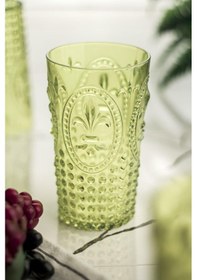 Resim Akrilik Yeşil 6 Lı Uzun Bardak & Su Meşrubat Bardağı 750 Ml Büyük Boy & Cam Değildir Diğer 