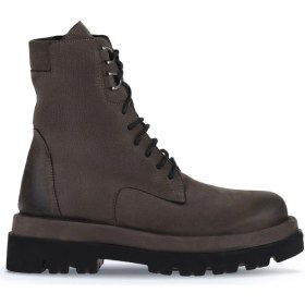 Resim Bueno Shoes Gri Nubuk Kadın Dolgu Topuklu Bot 01WV1000 01WV1000 