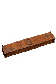 Resim OTTOTESBİH Ahşap Hediye Kutusu, Tesbih Kutusu, Bileklik Kutusu 24x5cm 